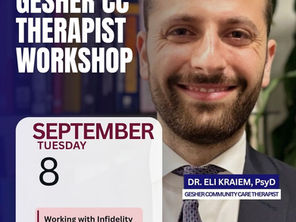 Therapist Workshop: Working with infidelity and betrayal in couples with  Dr. Eli Kraiem, PsyD