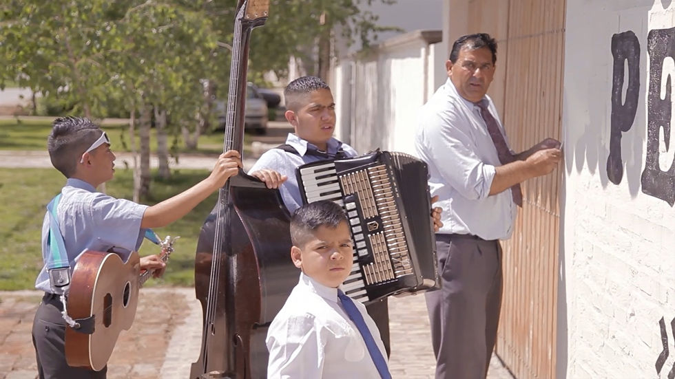 Porodicni orkestar, sa snimanja