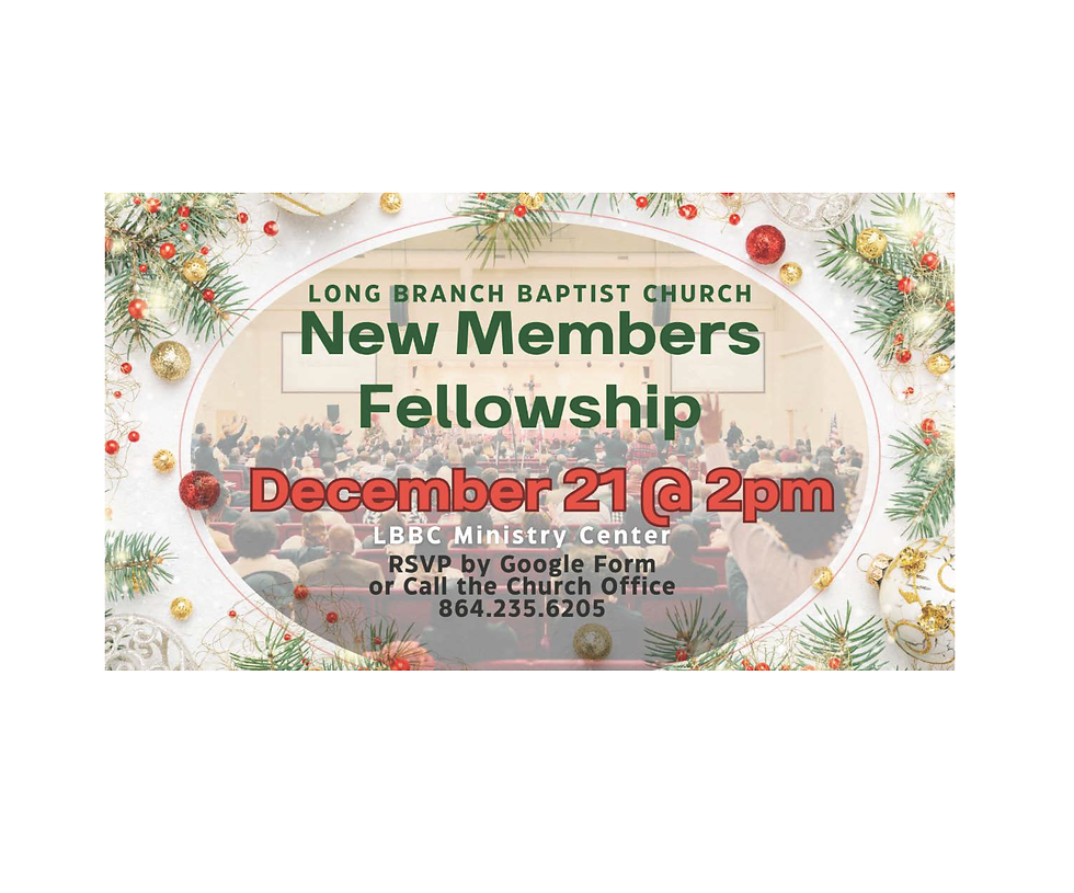 New Members Fellowship