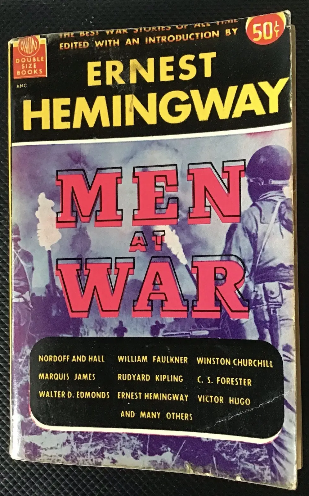 Men At War Ernest Hemingway Rare 1952 Paperback