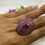 Miniatura: Anel em prata com Rubis