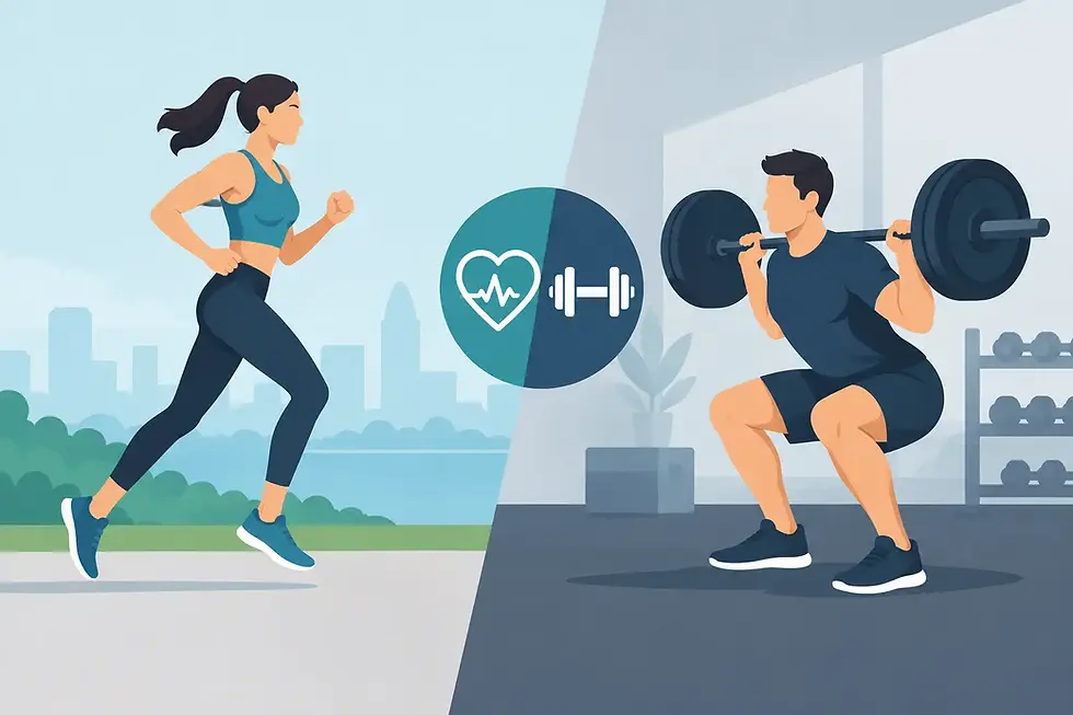 Cardio Versus Strength for Your Fitness Goals