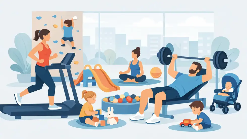 Why a Gym for Parents with Kids Works