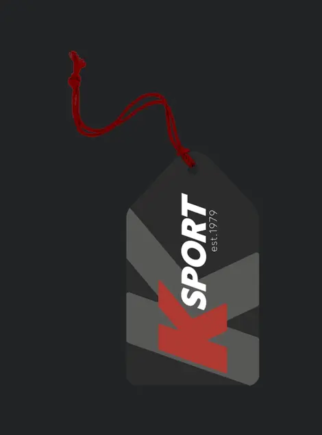 a tag with the word sport on it