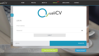 Using the QualiCV Service Section