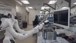 The robot learns about the hospital before entering it
