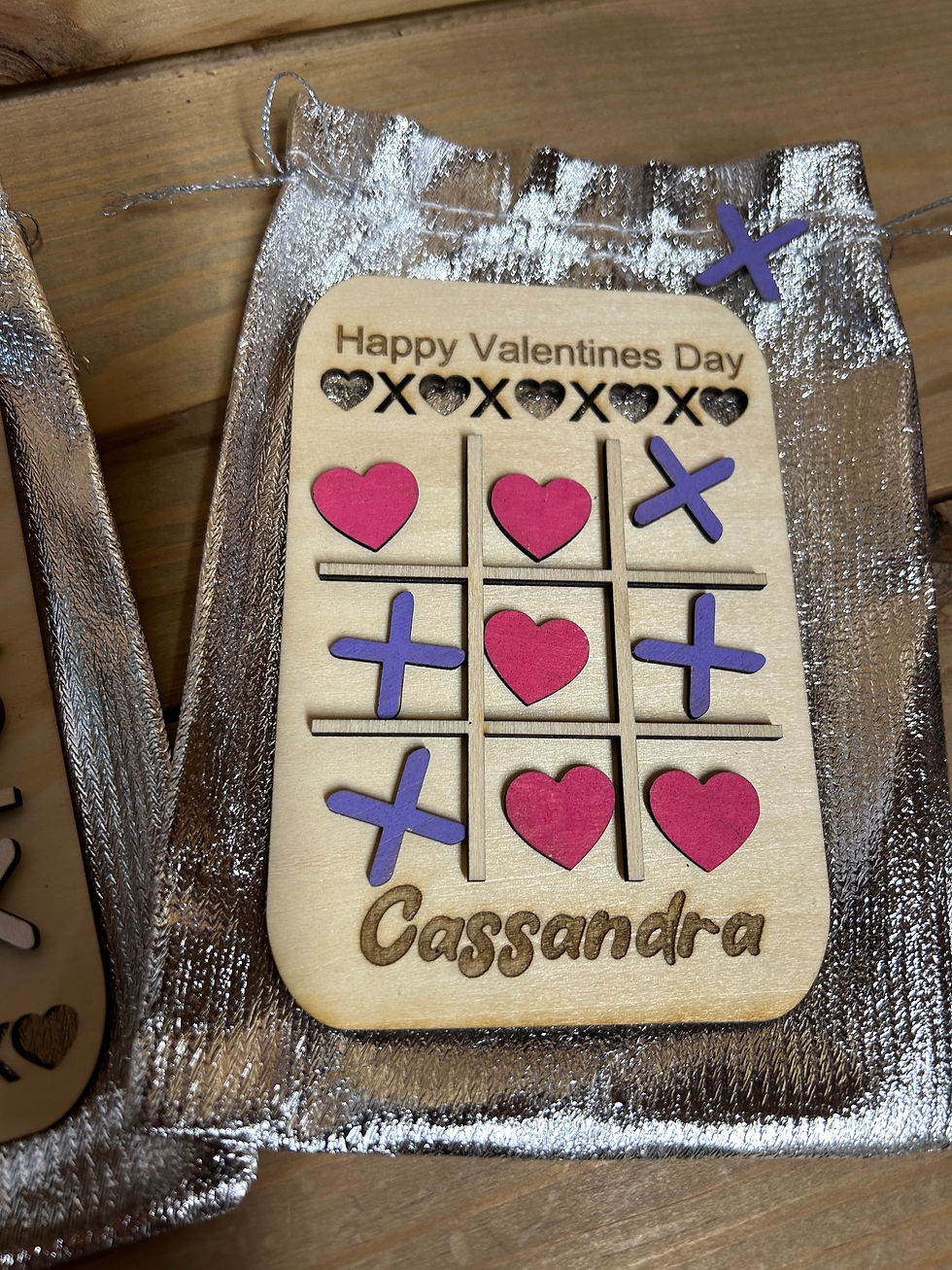 Thumbnail: personalized valentine gift wood game