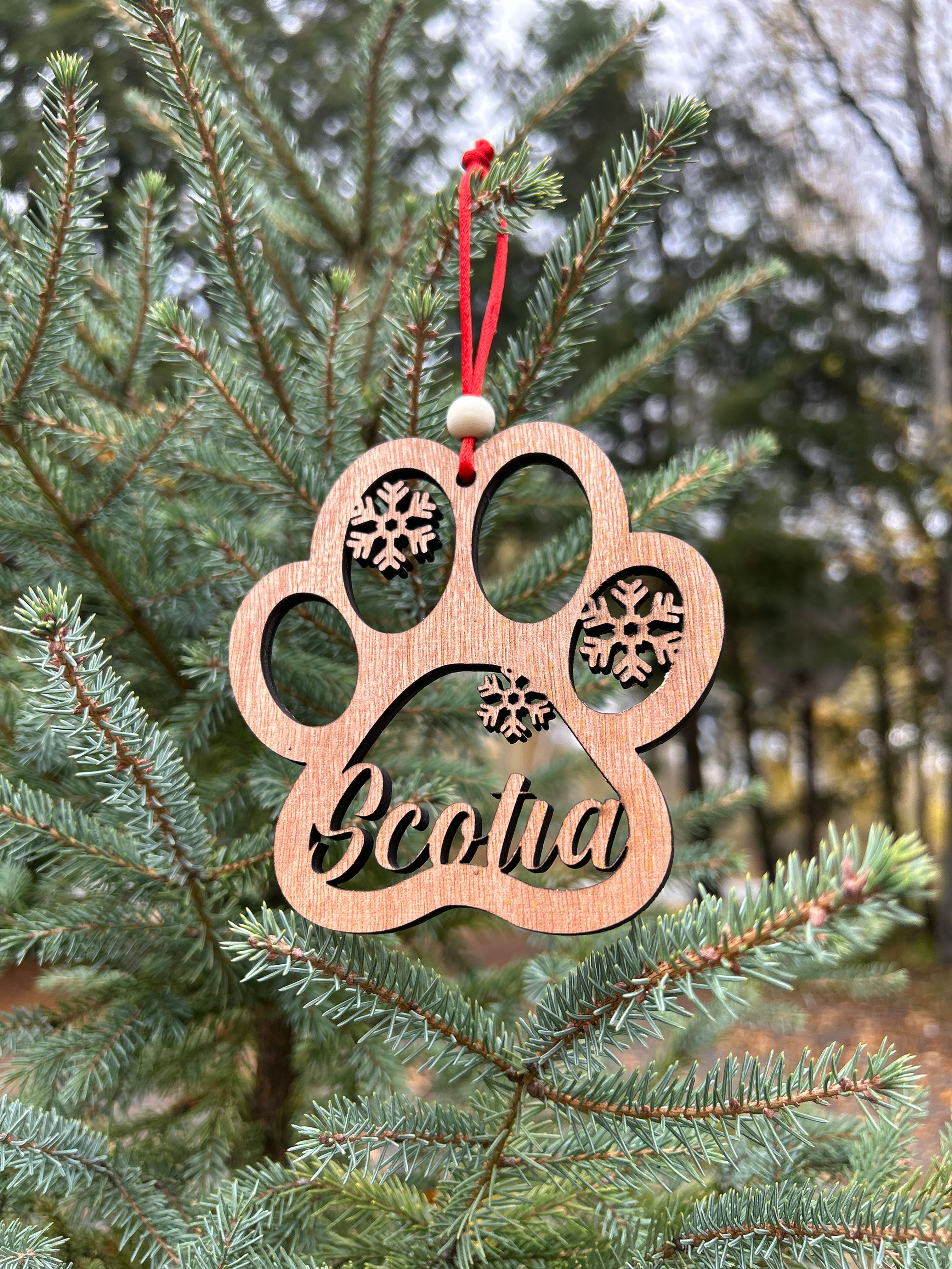 Pets Paw Ornament