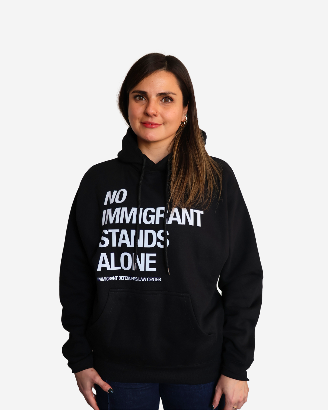 No Immigrant Stands Alone Hoodie