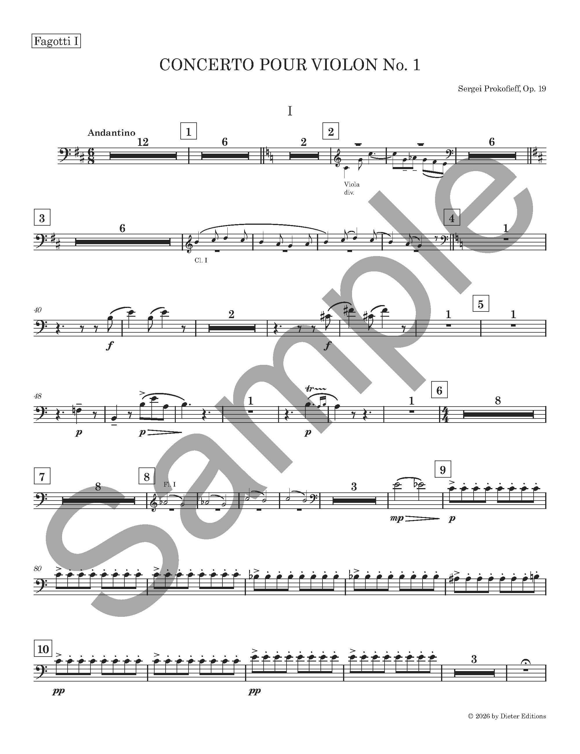 Prokofiev, Violin Concerto no. 1