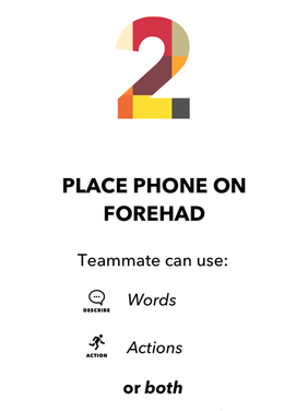 Step 2 of how to play Africharades 