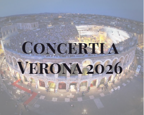 Calendario Concerti Verona 2026