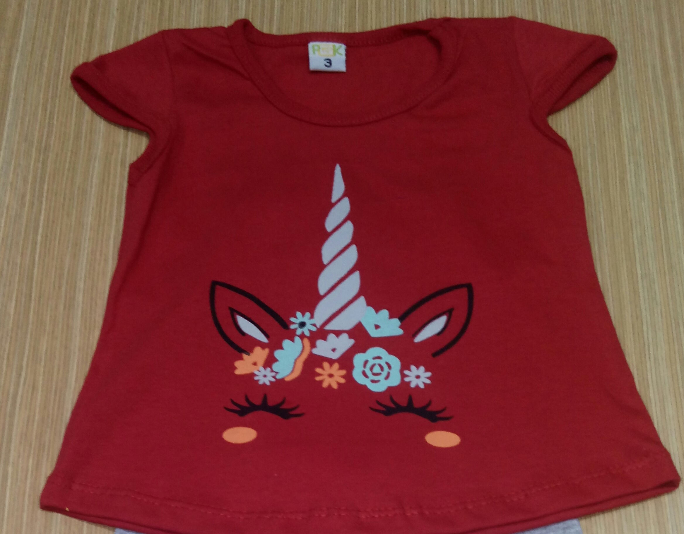 Remera Manga Japonesa Curva Entera Talles 1 al 5