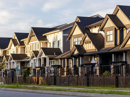 A Vancouver neighbourhood with housing facing the sunrise