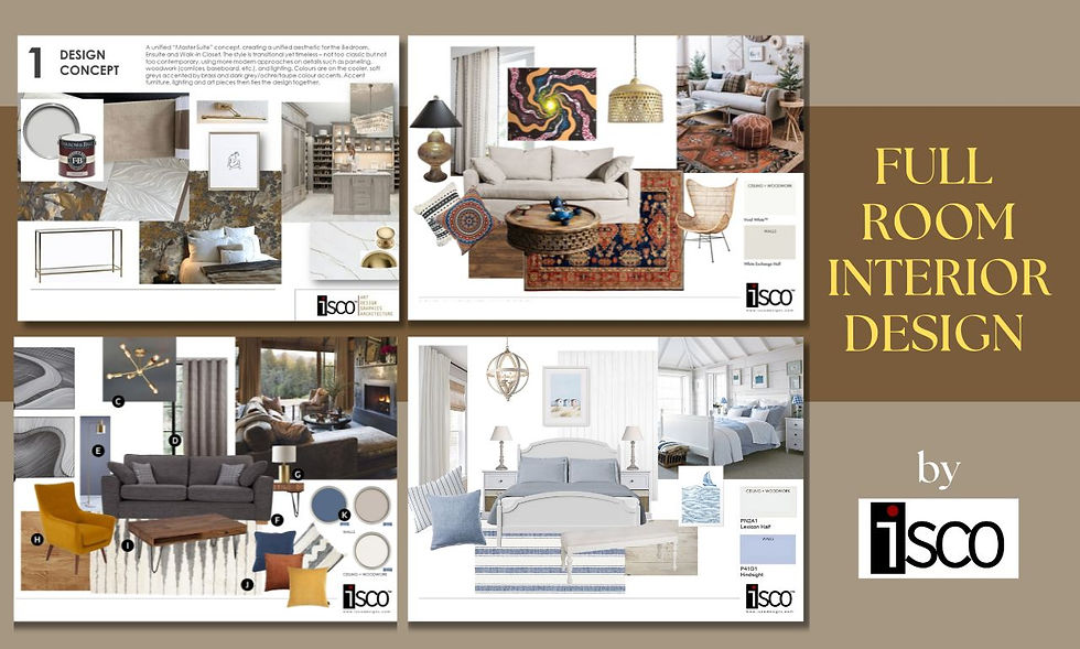 Master Interior Design by iSCO Designs