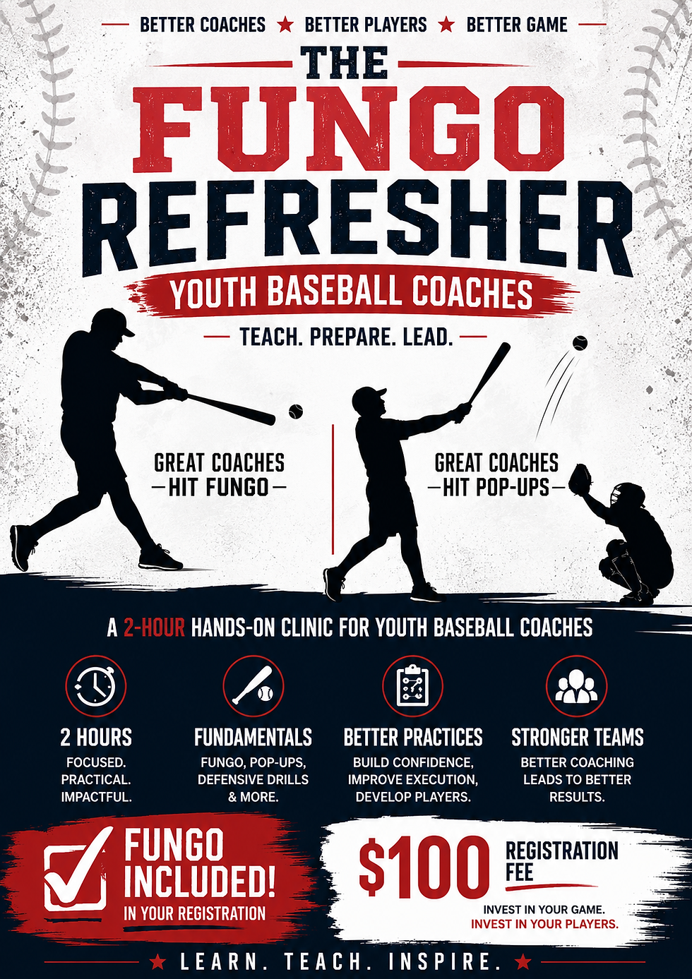 Fungo Refresher Coaches Clinic