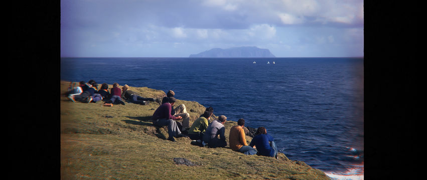 Tristan de Cunha in the 1970s from the documentary film Philosopher of the sea