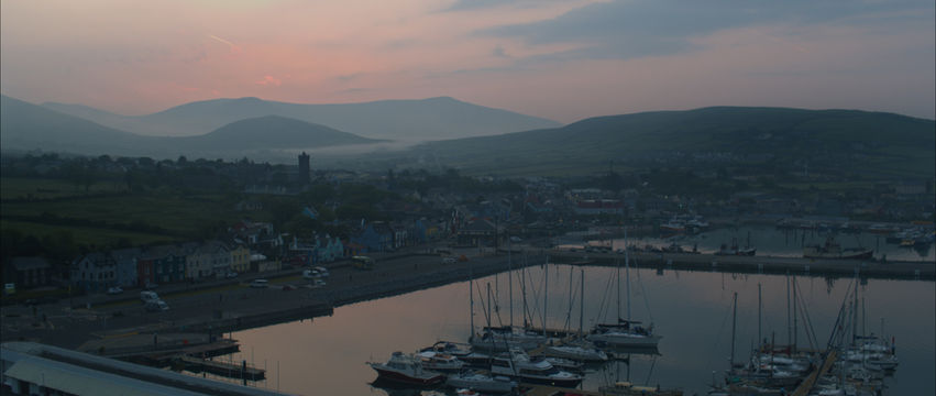 Aerial shot over Dingle, Ireland from the documentary feature film Philosopher of the Sea with Sven Yrvind