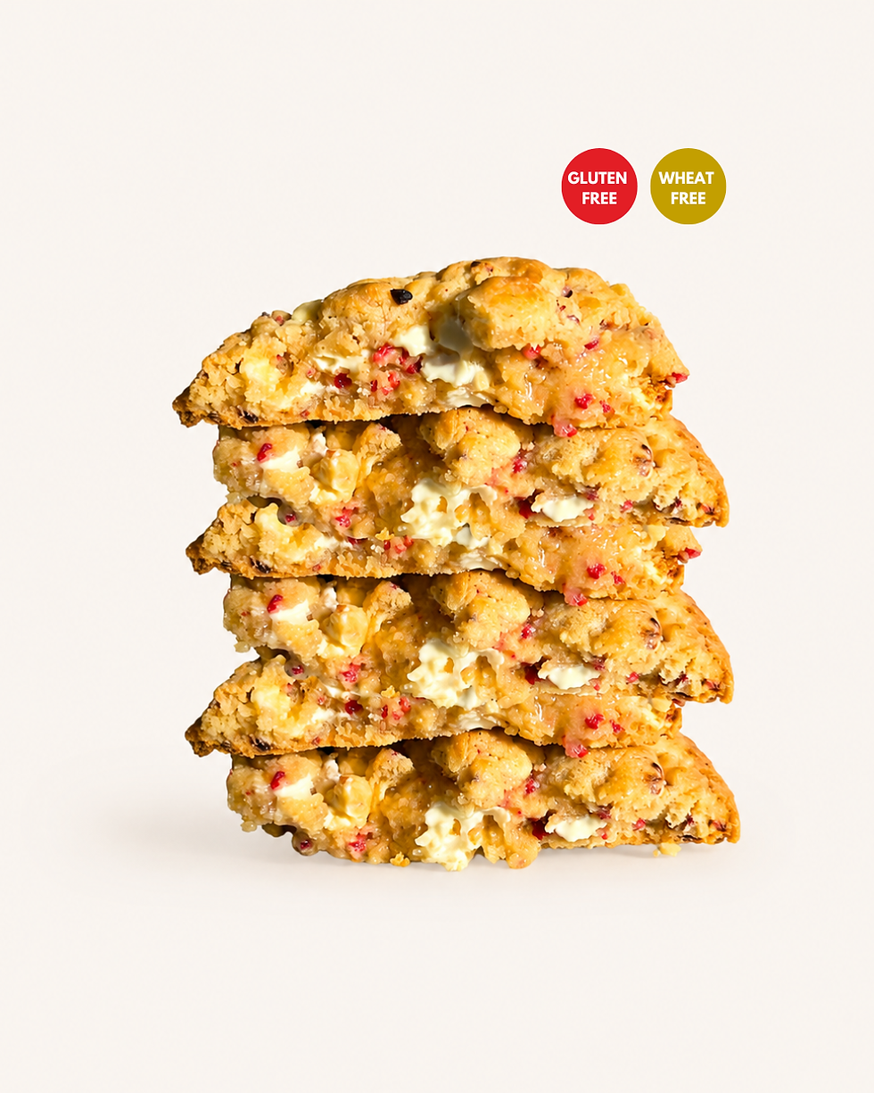 raspberry white chocolate nyc cookies