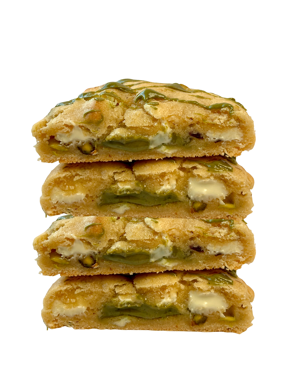 Gluten Free Pistachio Cream NYC Cookie Stack