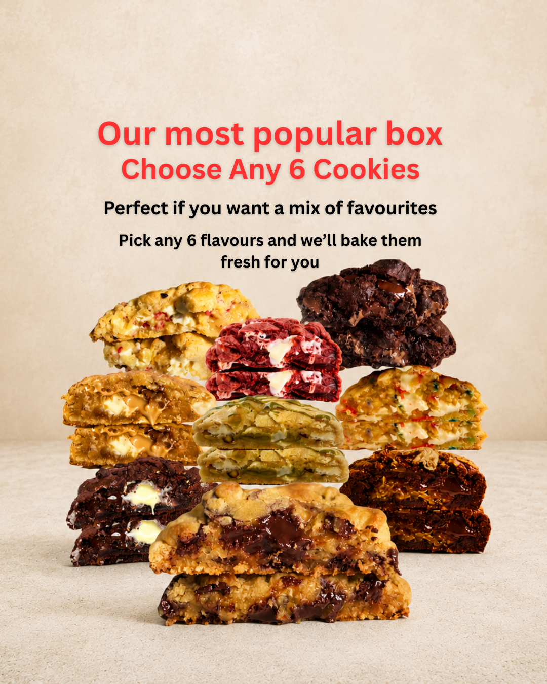 Signature Cookie Box (Choose 6)