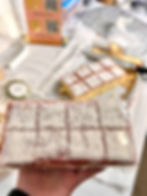 Thumbnail: Gluten Free Jam and Coconut Slices Traybake box of 8