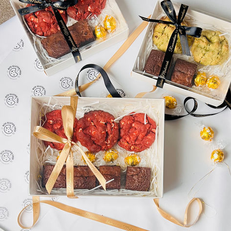 gluten free cookies and brownie gift box