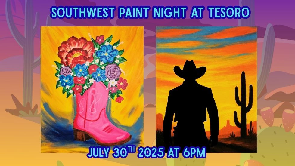 Southwest Paint Night at Tesoro Latin Kitchen