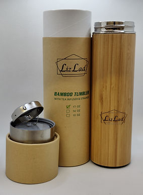 200930 Bamboo tumbler 17oz with front pa