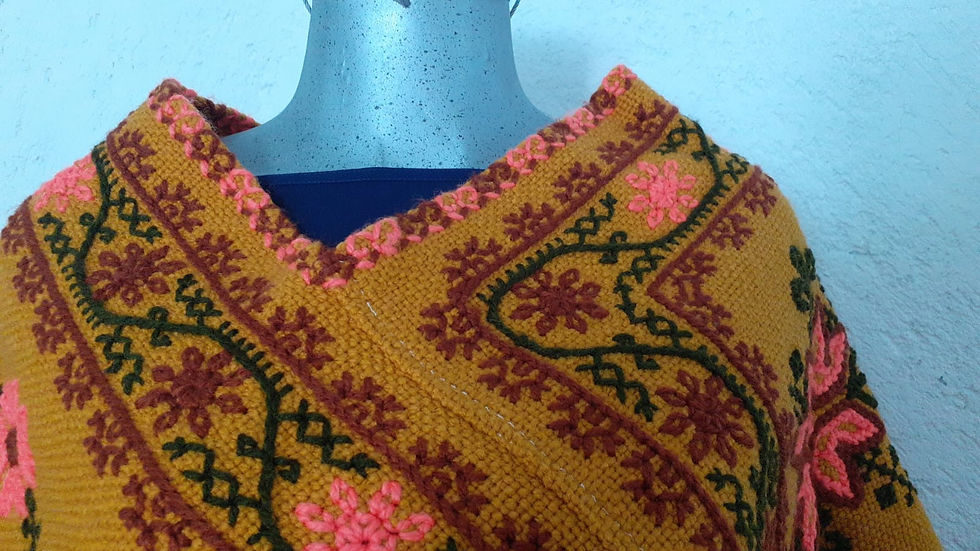 Miniatura: Quechquemitl de flores (capa)