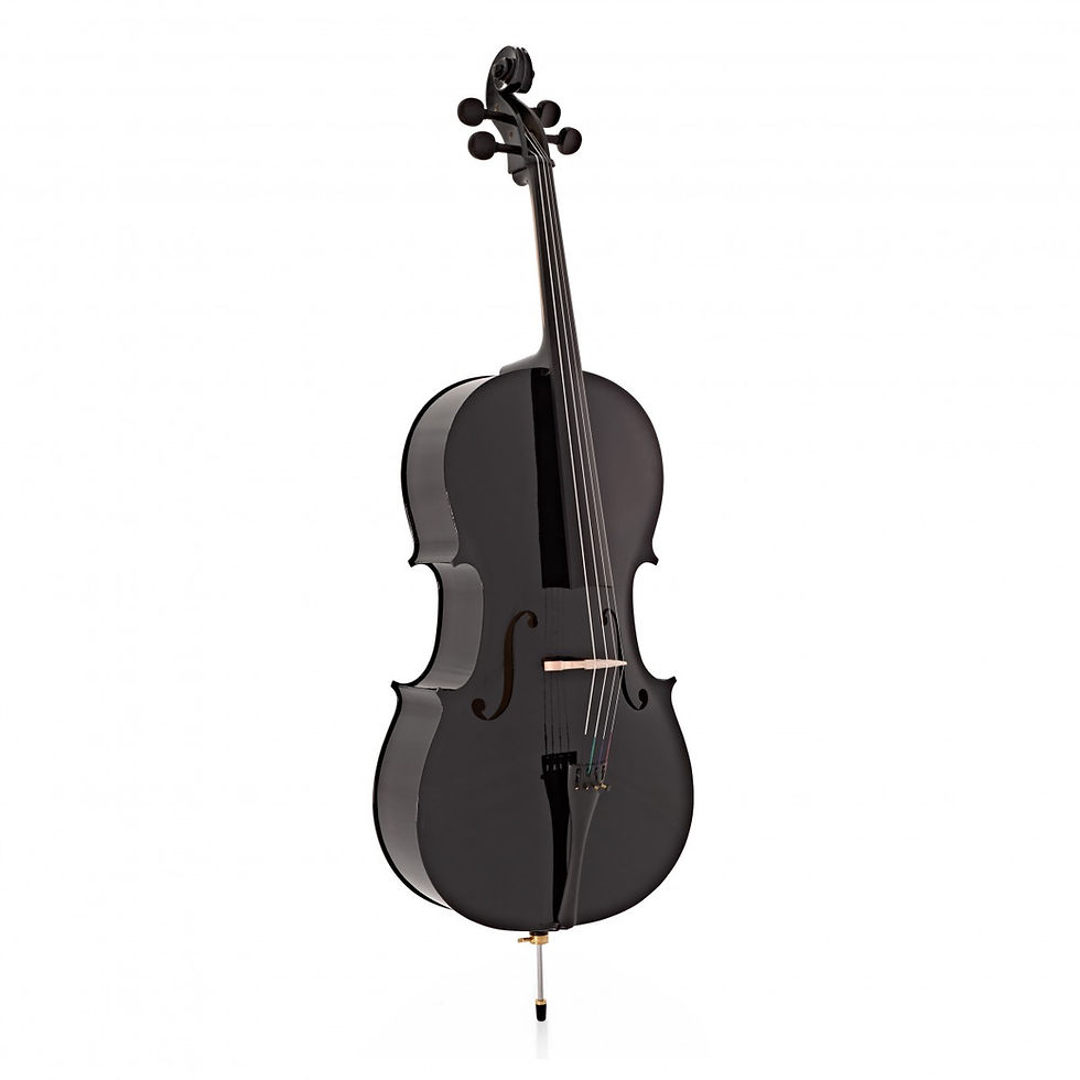 Black Acoustic Cello