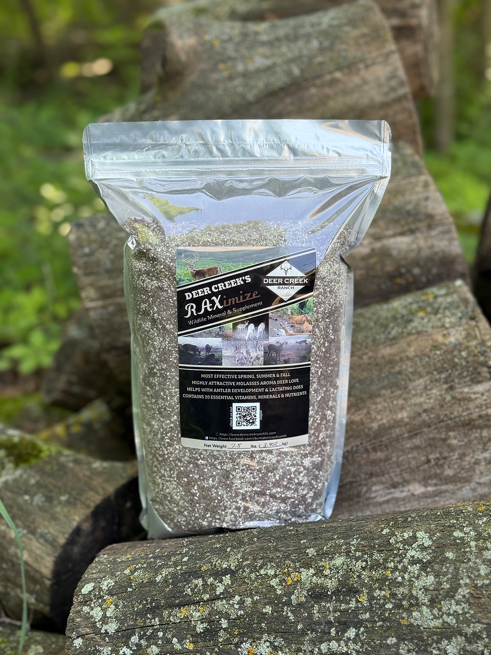 Deer Creek's RAXimize Wildlife Mineral & Supplement