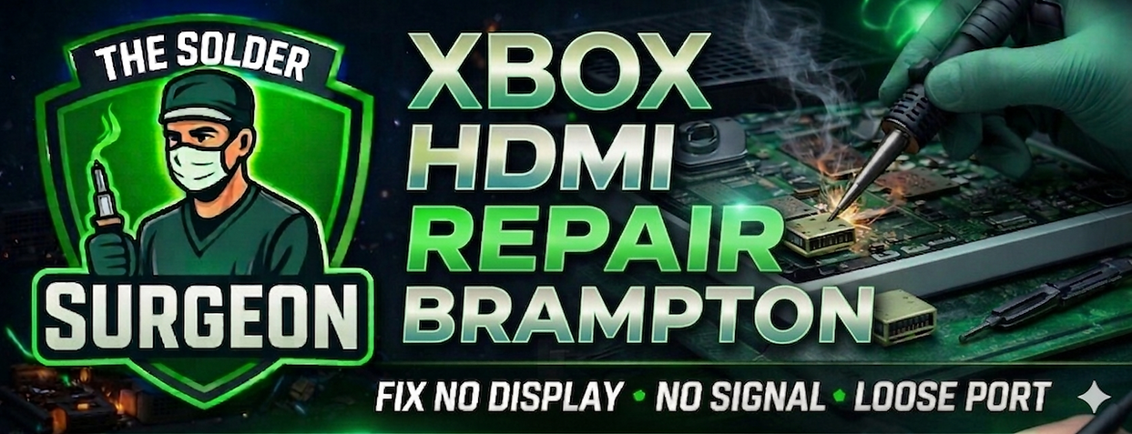 Xbox HDMI repair Brampton hero