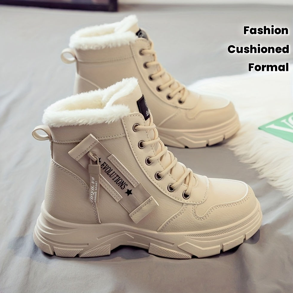 Thumbnail: Women's Ankle Boot, Short Boot, Winter Boot with Thick Lining and Insulation, St