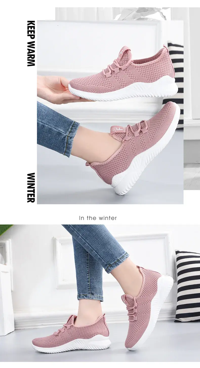 Thumbnail: 2023 Women's Casual Sneakers Summer Comfortable Breathable Platform Shoes Fashio
