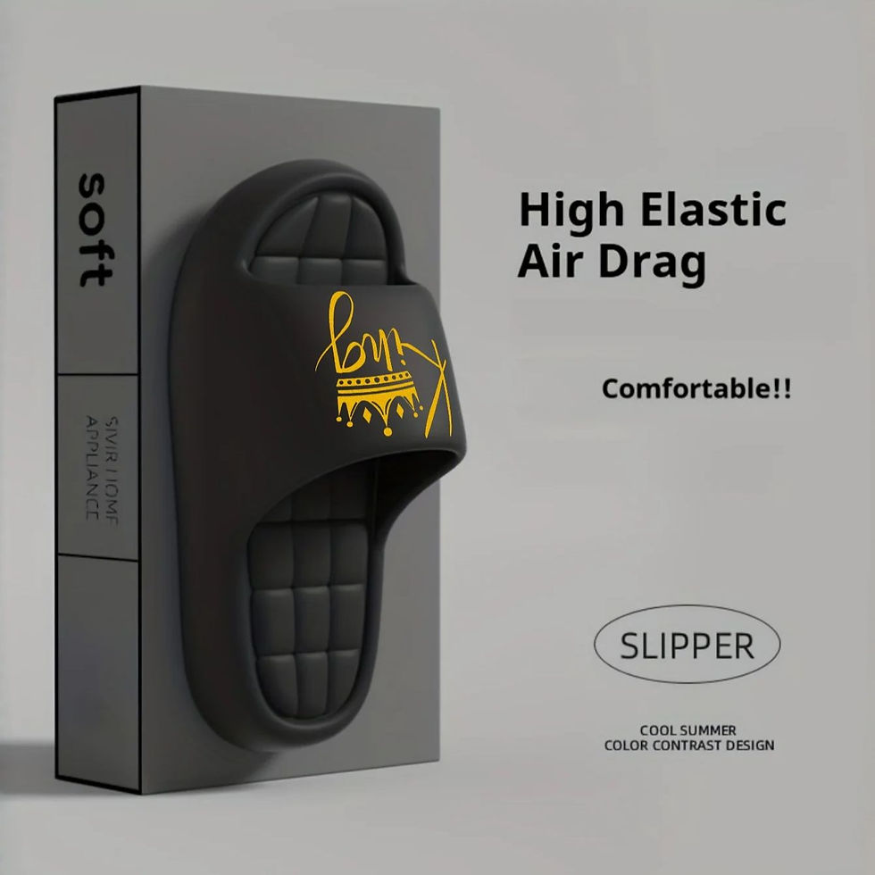 Thumbnail: New Casual Innovative Design King Unisex Eva Soft-Soled Lightweight Home Slipper