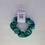 Thumbnail: Green Satin Mini Scrunchie