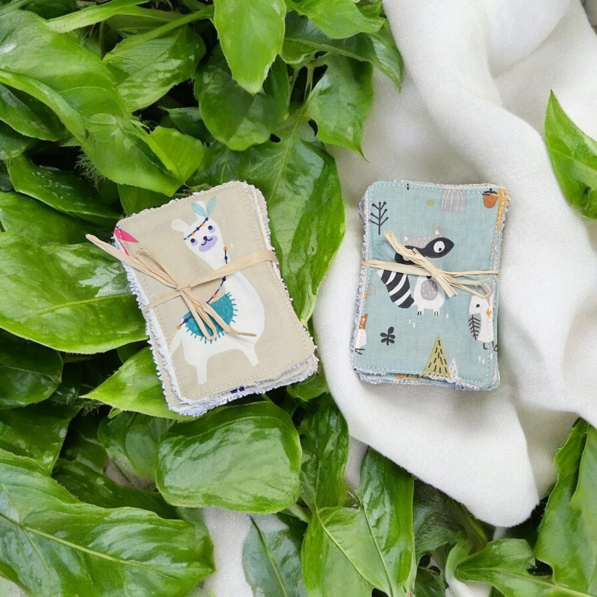 Lot de 6 lingettes rectangulaire