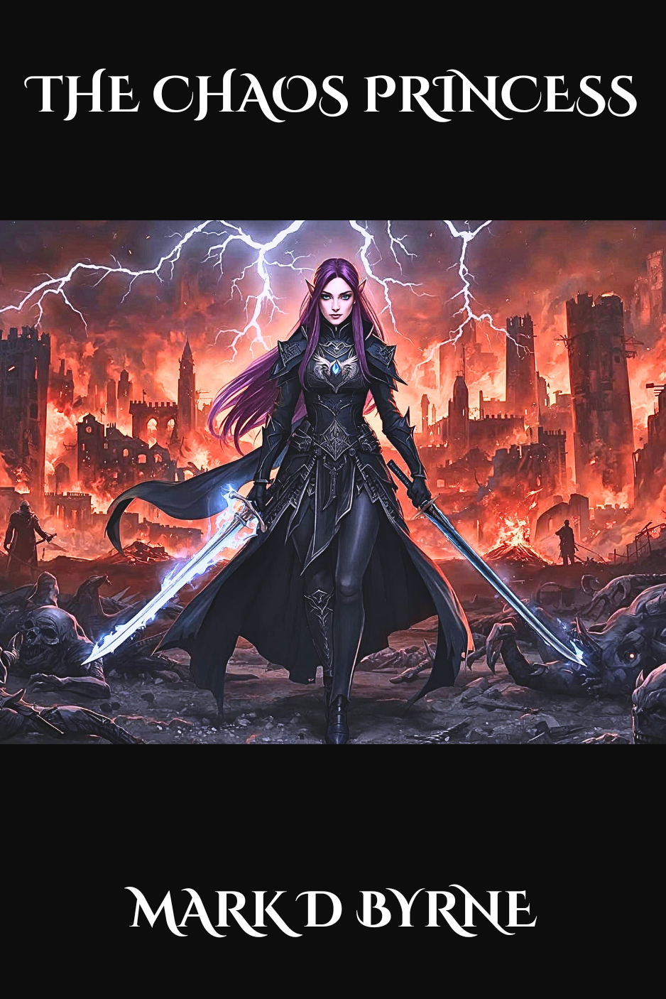 CHAOS PRINCESS FIRE LIGHTNING 1204 (Book Creator Cover (Portrait))