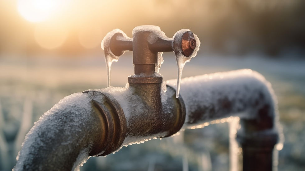 gérer les canalisations gelées pendant l'hiver