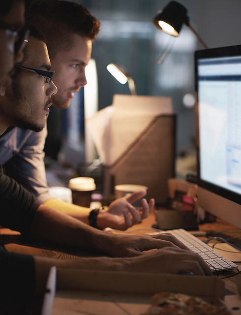 People working on performance testing