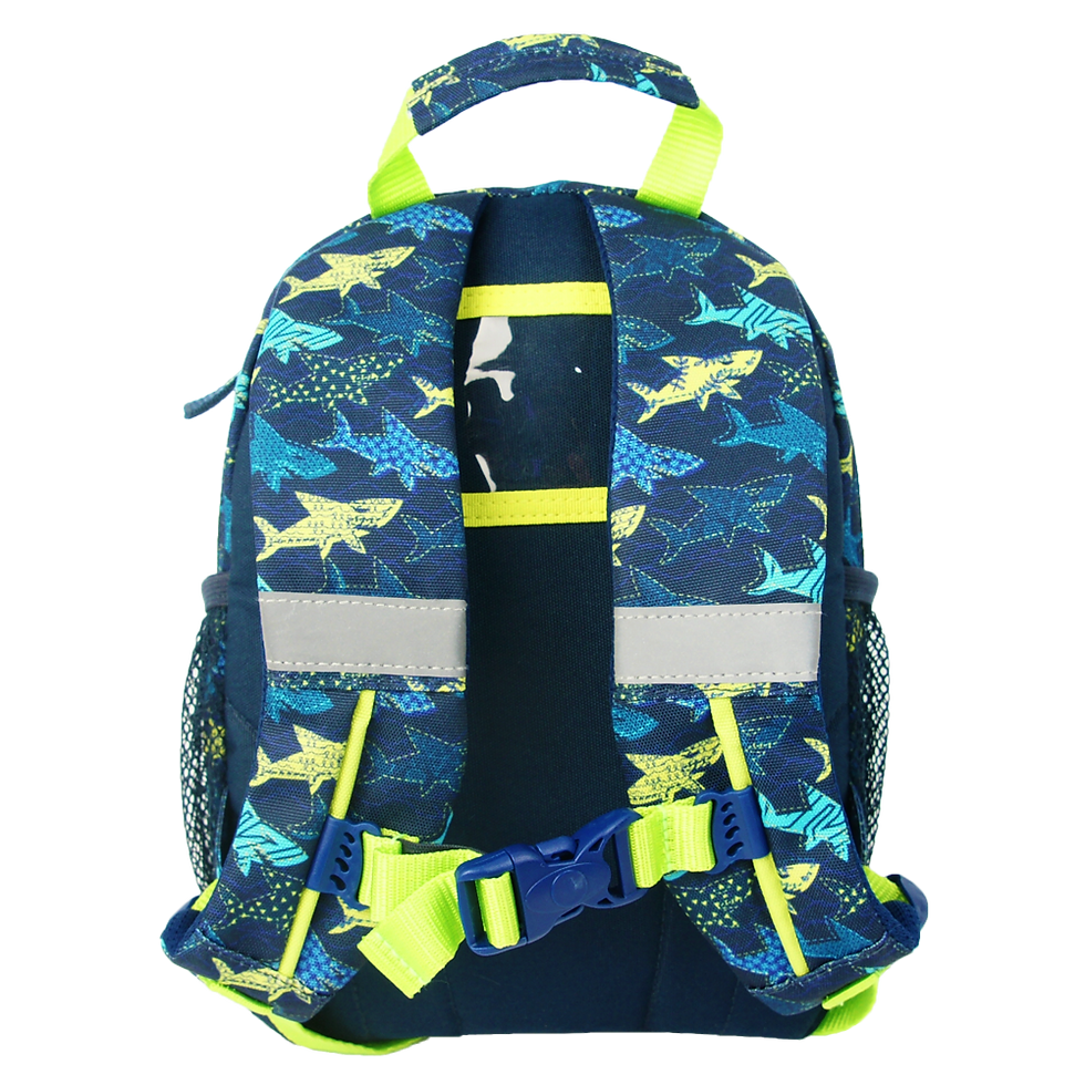 Miniaturbild: FUNKI Kinderrucksack Raumwunder Sharks Rückseite