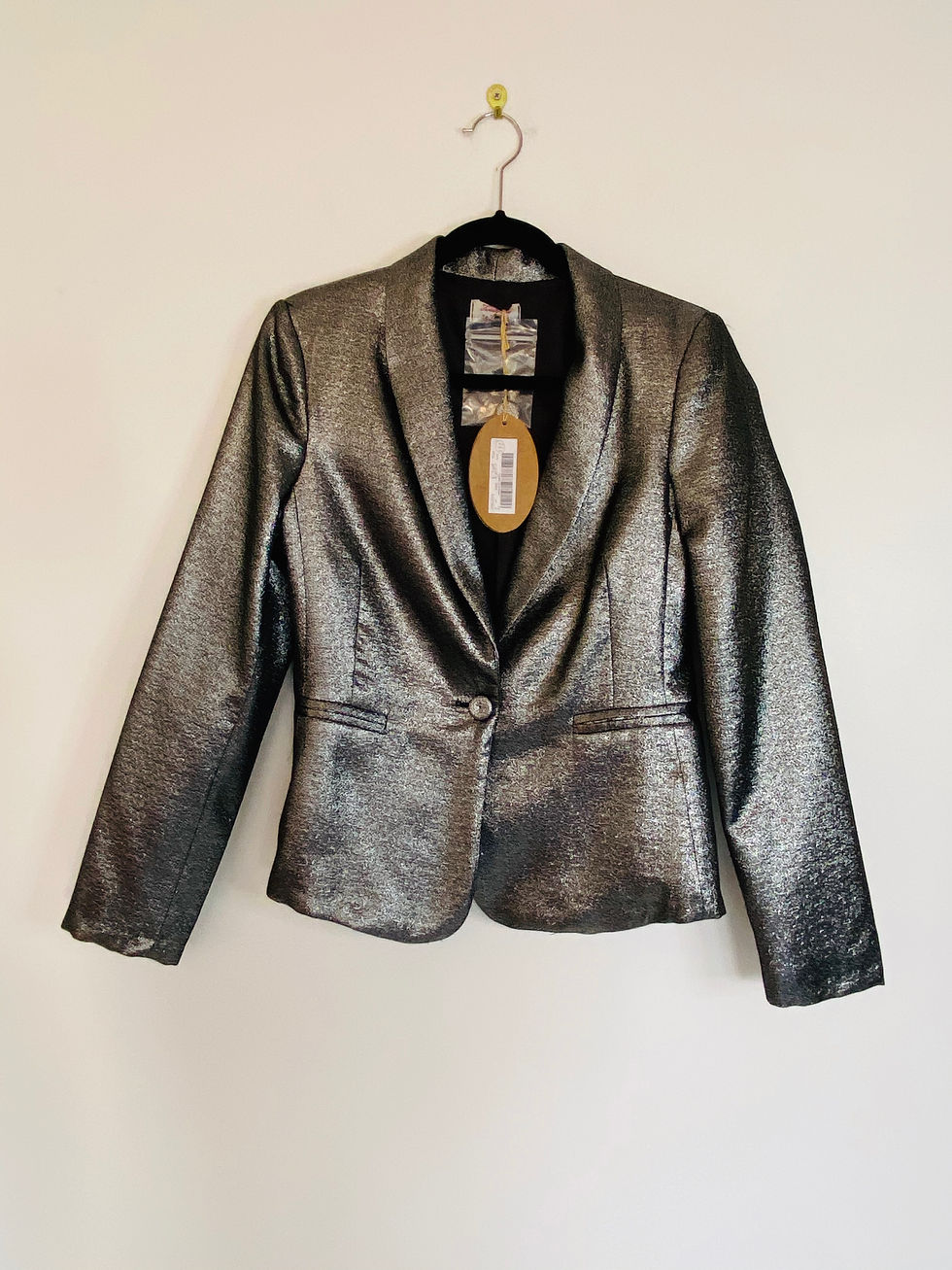 Size 8/10, 10/12 - $75 Fitted silver light party or dinner