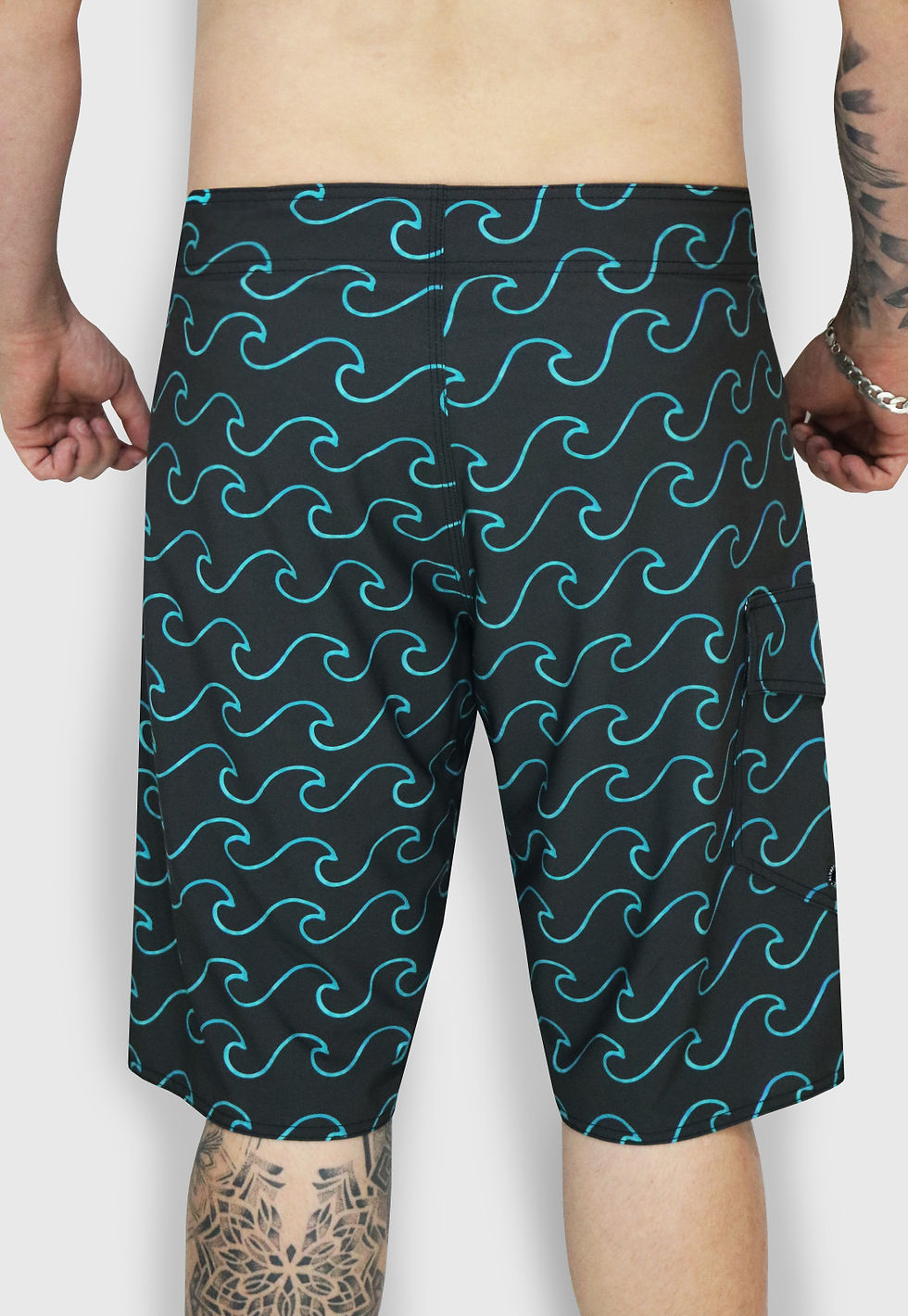 Miniatura: Bermuda Água Alkary Onda Azul