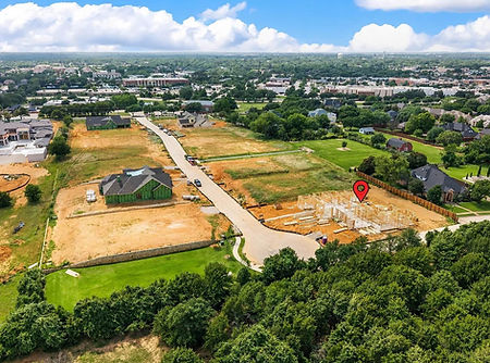park hill neighborhood air photo