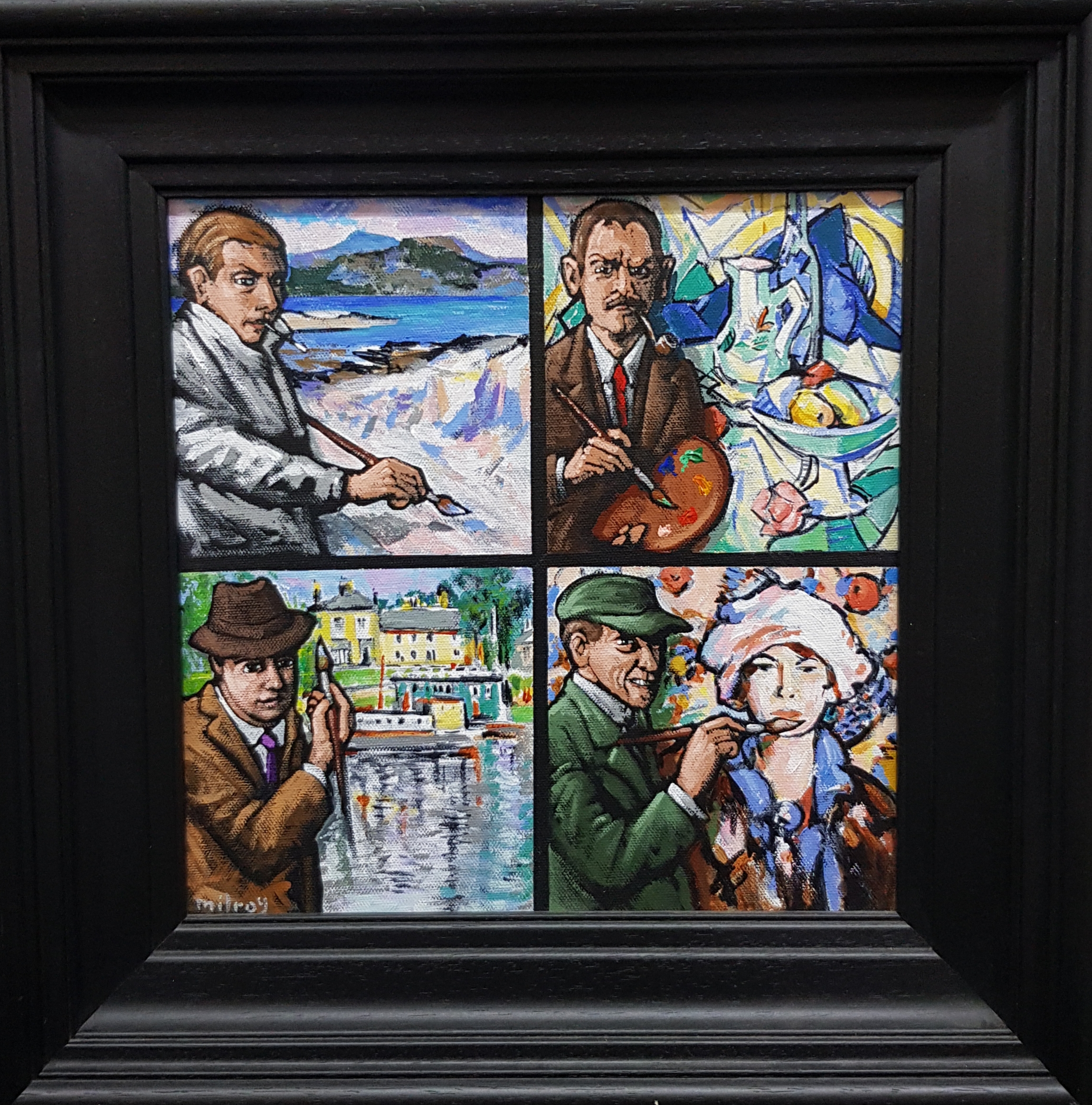 Four Scottish Colourists. My tribute to Cadell, Fergusson, Hunter and Peploe...