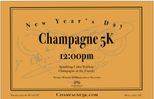 New Years Day Champagne 5k