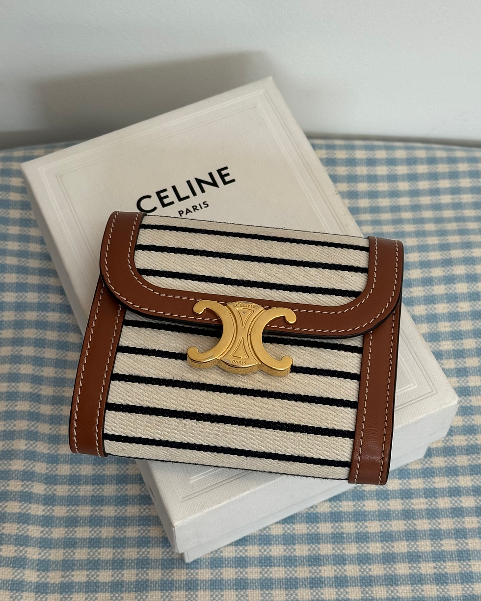 Miniature : Portefeuille Celine beige