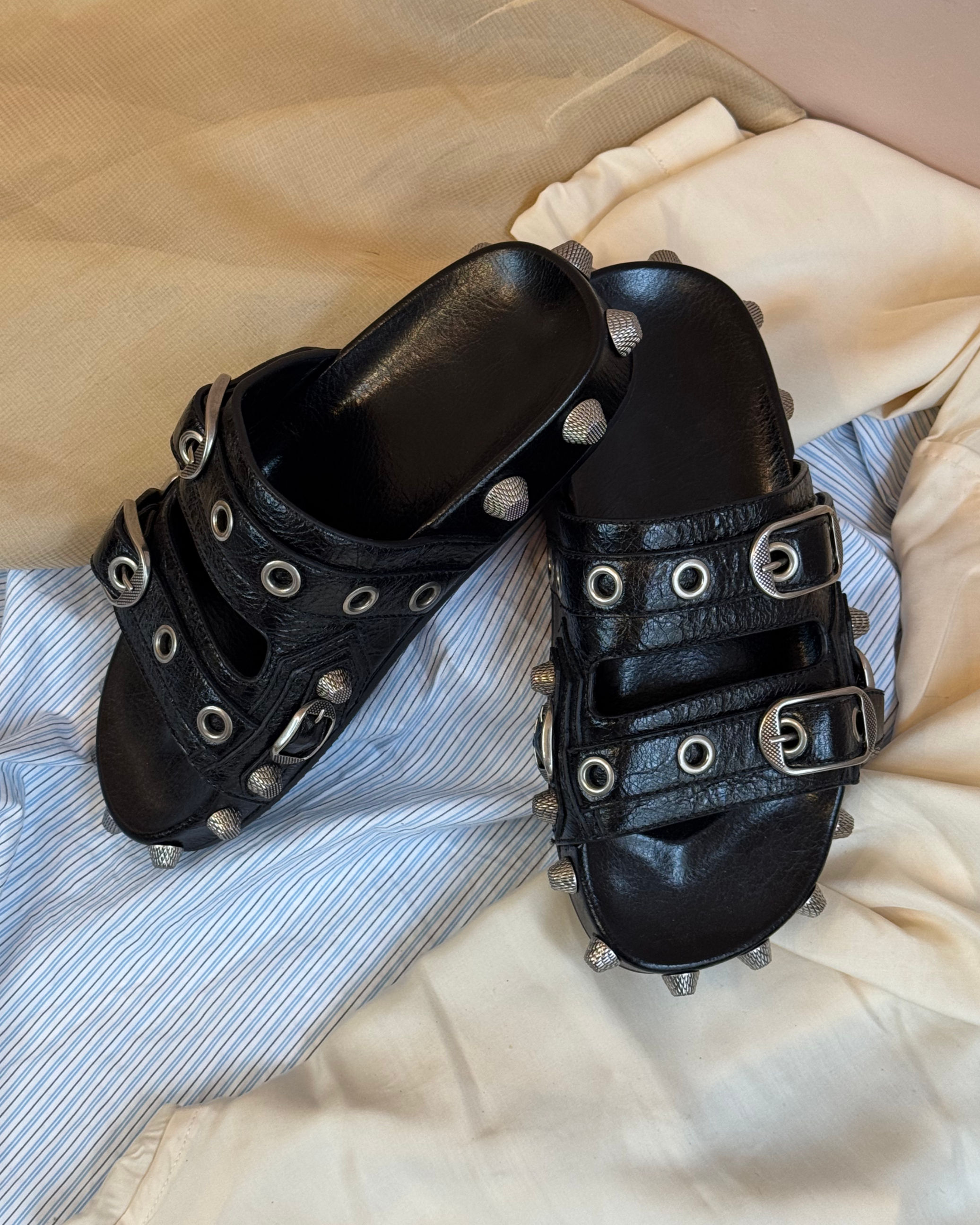 Sandales Balenciaga noirs, 36