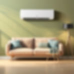 Wall mounted Air Conditioning in lounge